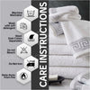 Gaveno Cavaila Towel Bale Set 500 GSM 8 Piece Towel Set White