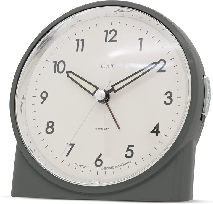 Acctim Arlo Non-Ticking Alarm Clock London Sky 16377*