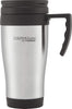 Stainless Steel Travel Mug with Slide Lock Lid 400ml