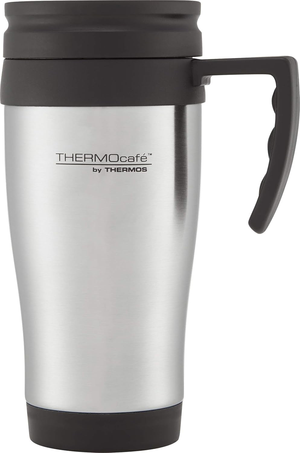 Stainless Steel Travel Mug with Slide Lock Lid 400ml