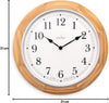 Acctim Winchester Wall Clock 31.5cm Light Wood