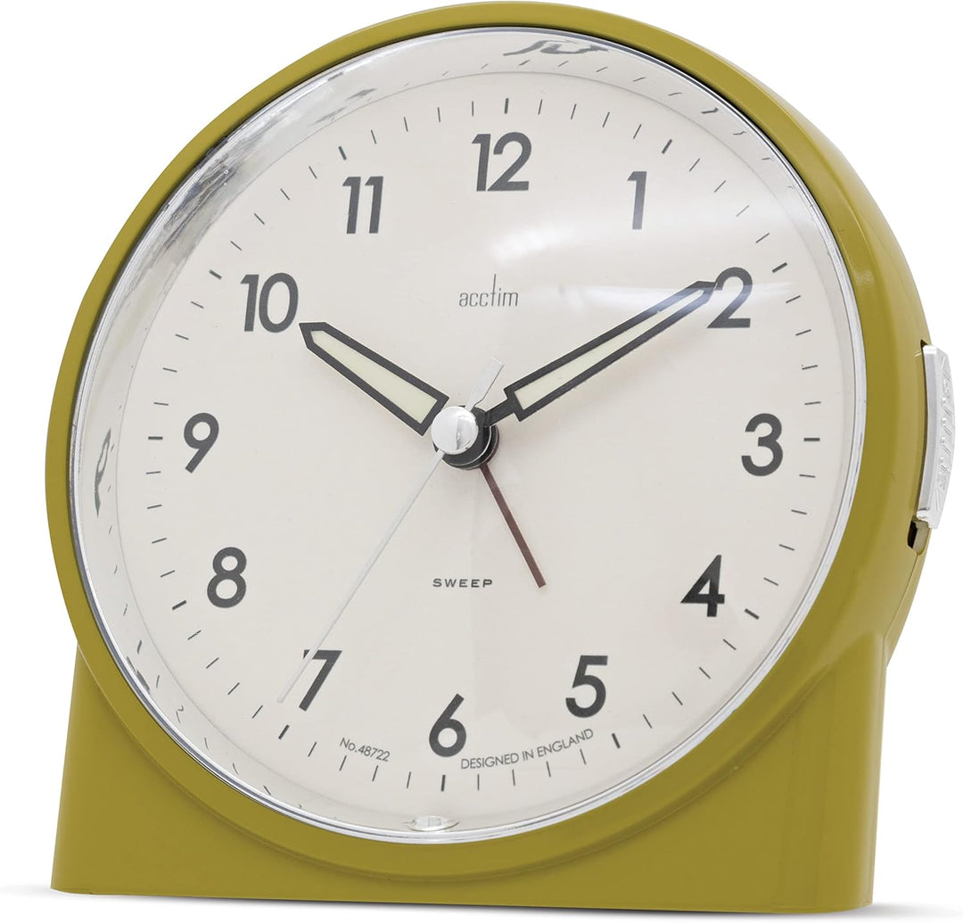 Acctim Arlo Non-Ticking Alarm Clock Heather 16375