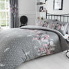 Feather Complete Duvet Cover Set King Size Pink