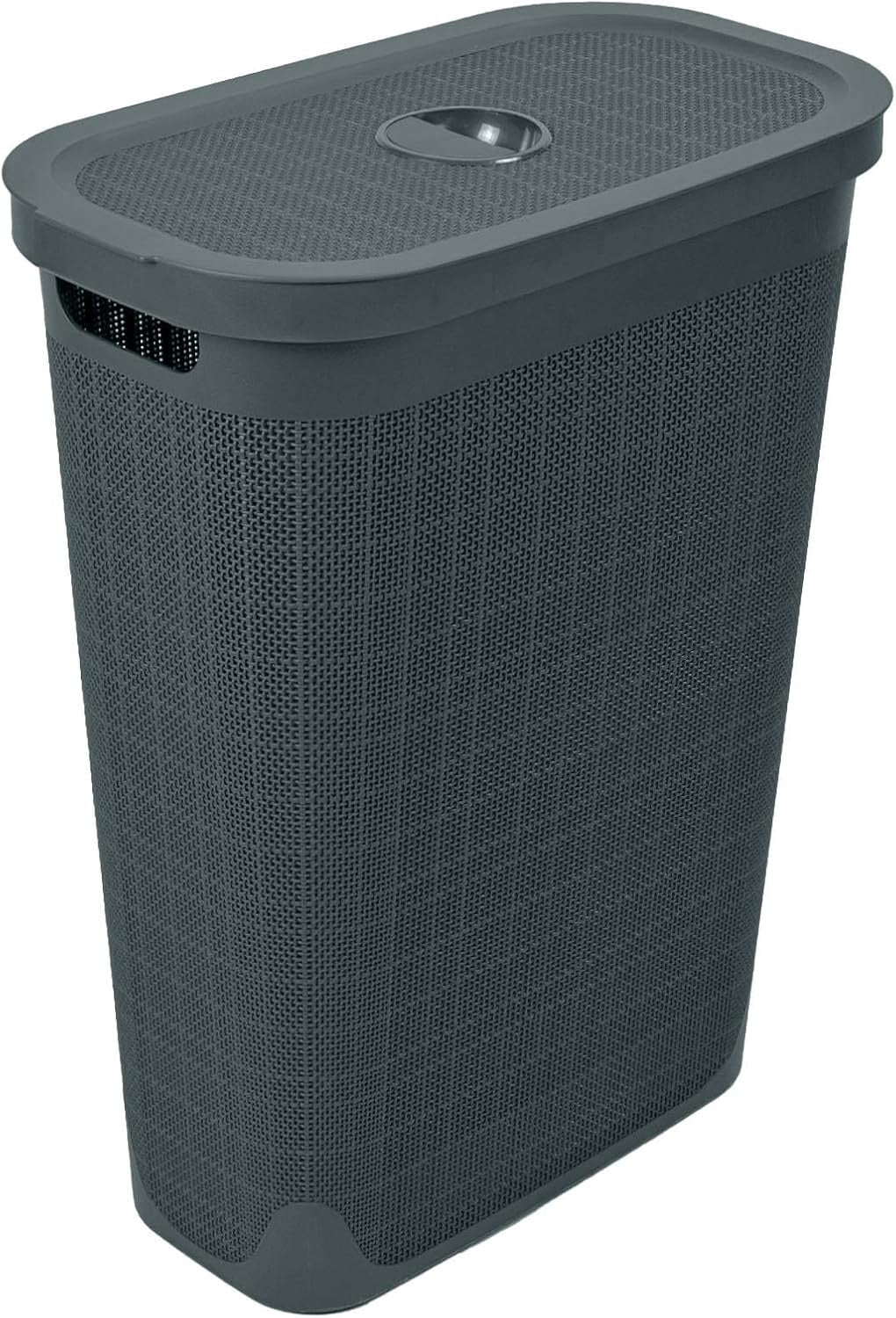 Addis slim faux hessian laundry hamper