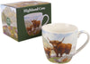 Lesser & Pavey Highland Cow Breakfast Mug Gift Boxed
