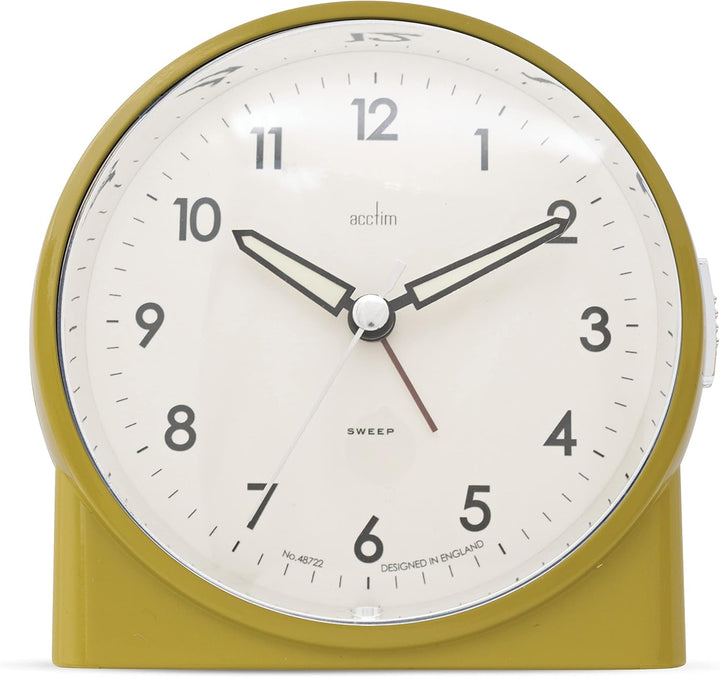 Acctim Arlo Non-Ticking Alarm Clock Heather 16375