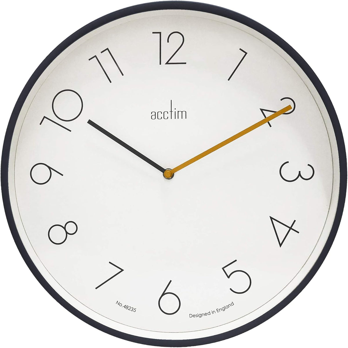 Acctim Kista 40cm wall clock in Volcano