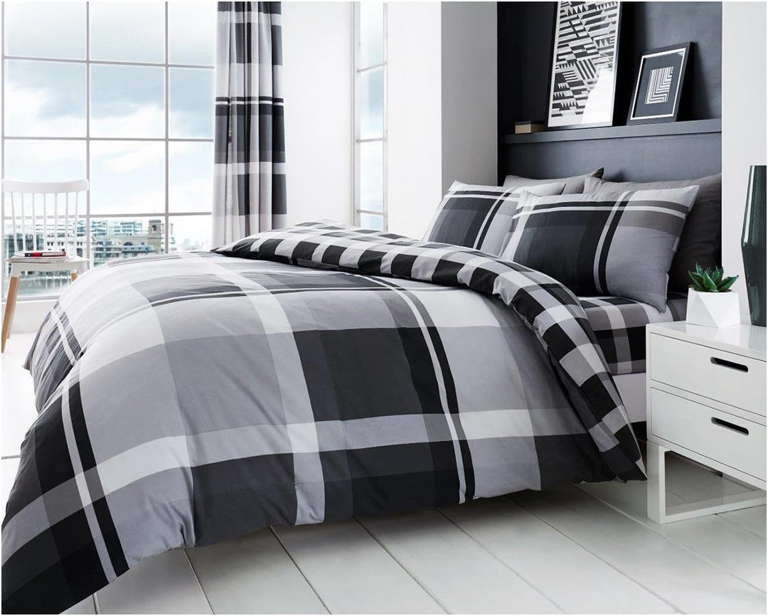 Waverley Complete Duvet Cover Set King Size Grey
