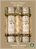 Harvey & Mason Christmas Crackers 10 Pack  Gold White Holly Mistletoe