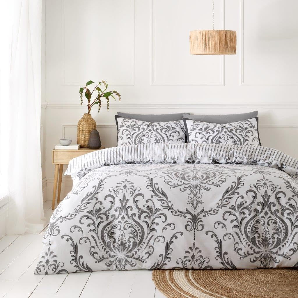 Mrgux Complete Duvet Cover Set Double Charcoal