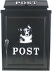 Arboria Wall Mounted Cast Iron Mailbox Sheep Dog Design