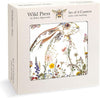 Museums & Galleries Cork Backed Coasters Wildflower Hare Set of 4