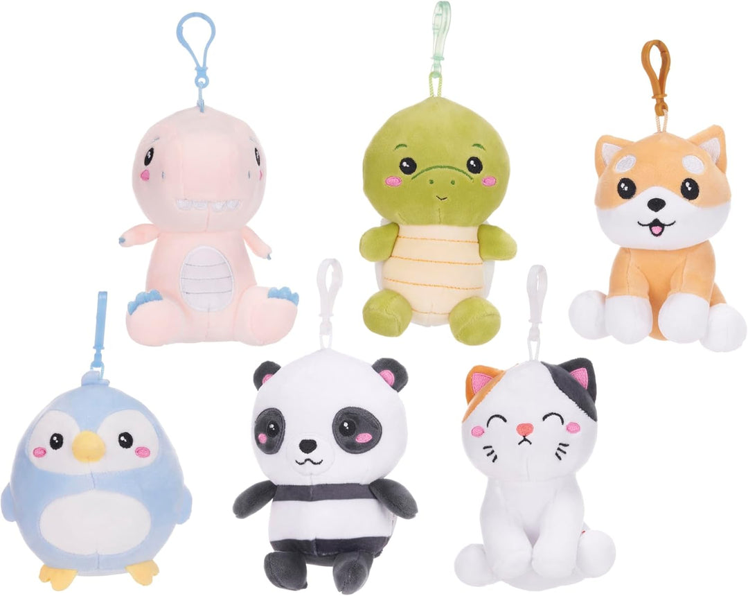 Kawaii Kuties Animal Plush Bag Clip 12.5cm