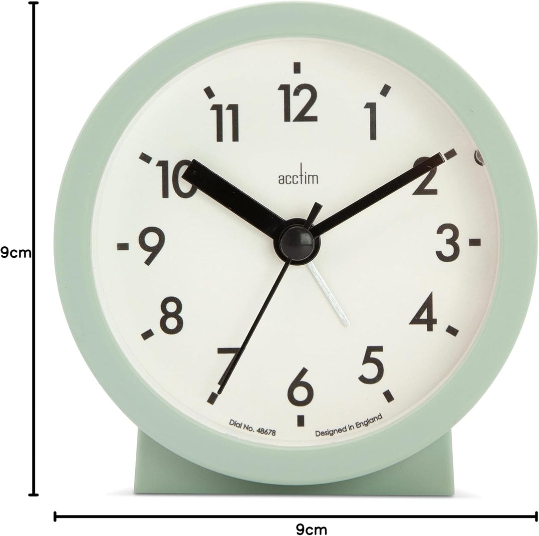 Acctim Gaby Small  Alarm Clock Cool Mint