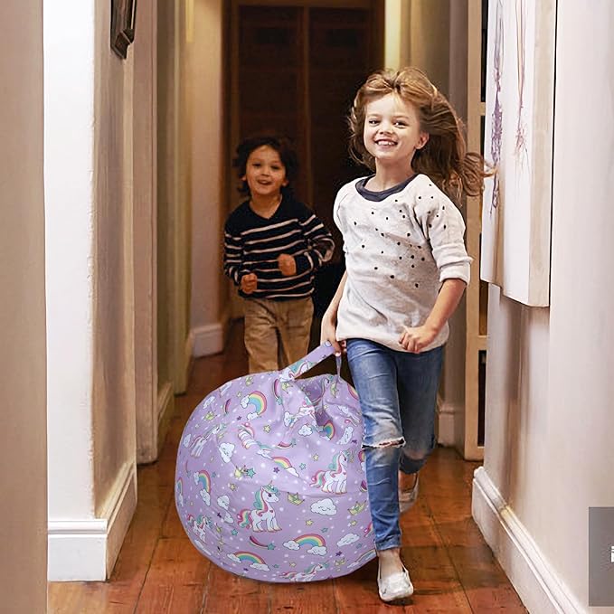 Unicorn Rainbow Kids Bean Bag Chair
