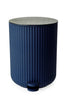 Berkeley Blue Pedal Bin with Bamboo Lid