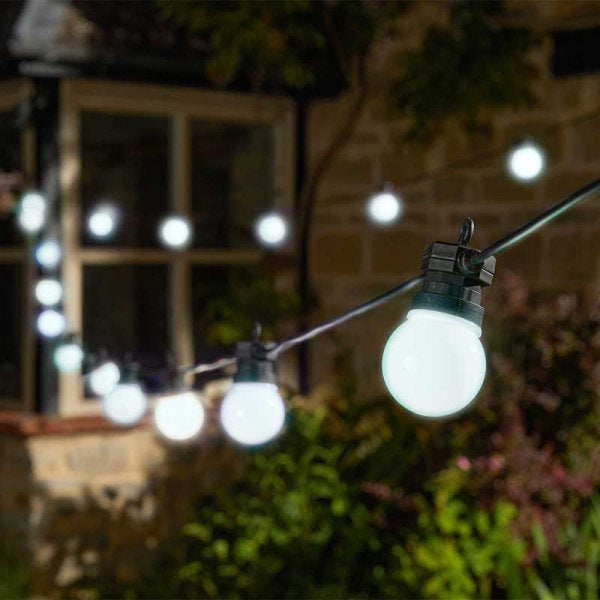 Party Festoon String Lights - Cool White - Set of 10