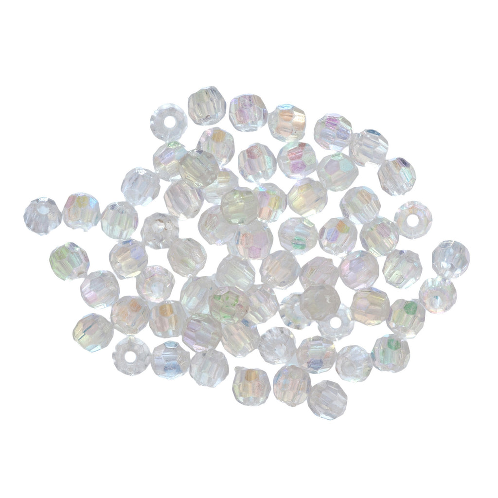 Beads: Faceted: 5mm: Aurora: 25