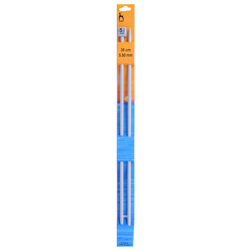 Knitting Pins: Single-Ended: Classic: 35cm x 5.5mm