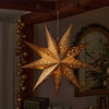 Three Kings InLit Origami Star - Gold, 50cm