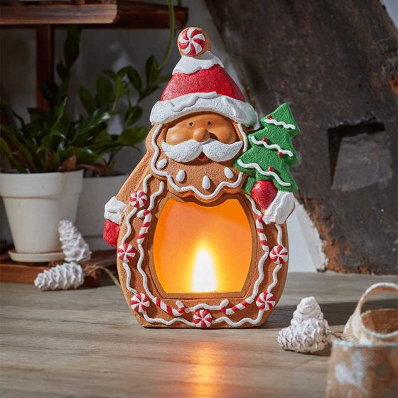 Gingerbread Santa Glow