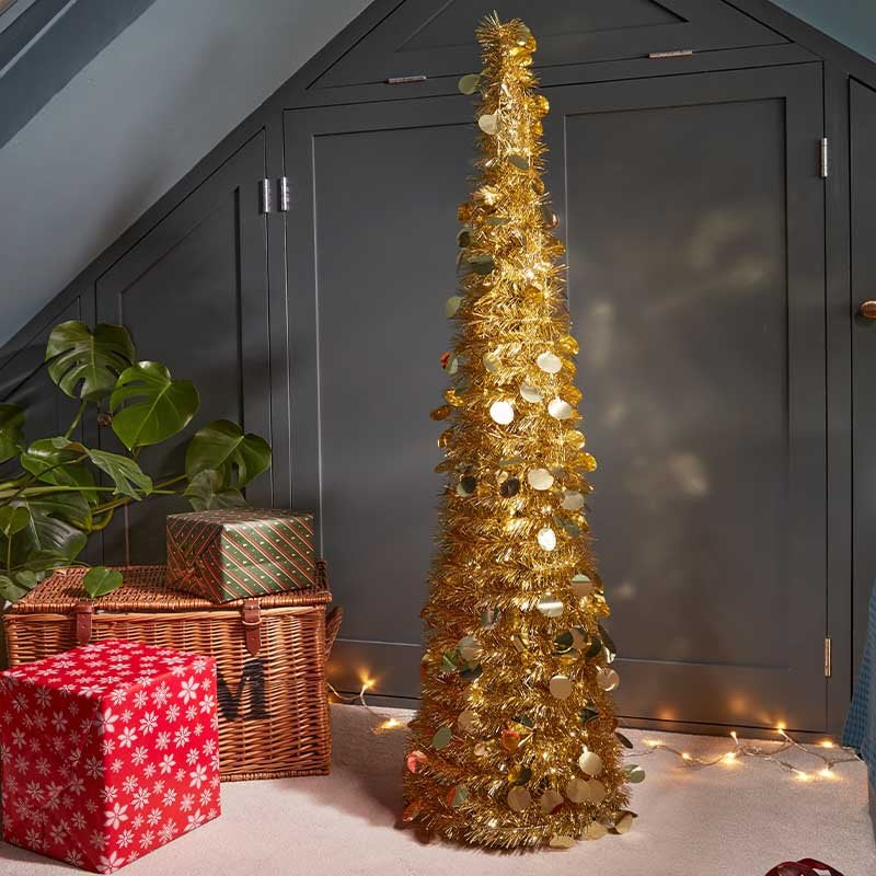 Three Kings Pop-Up Gatsby Tree 1.5m - Gold