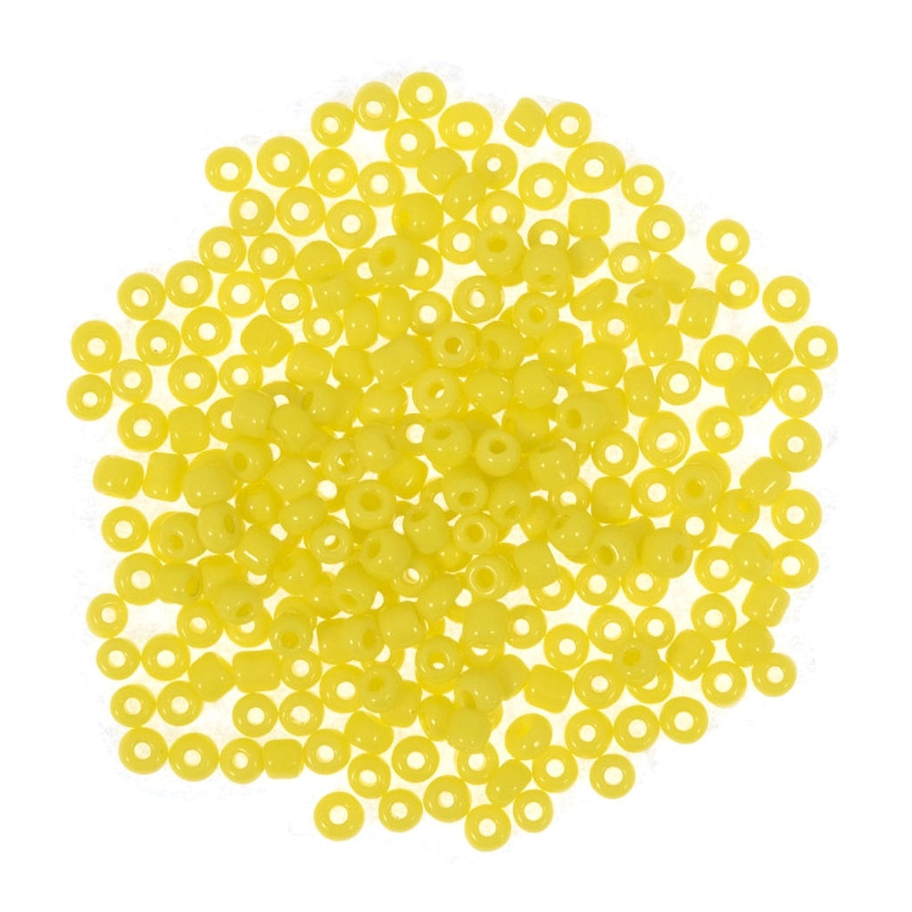 Beads: Seed: 2mm: Yellow: 8g