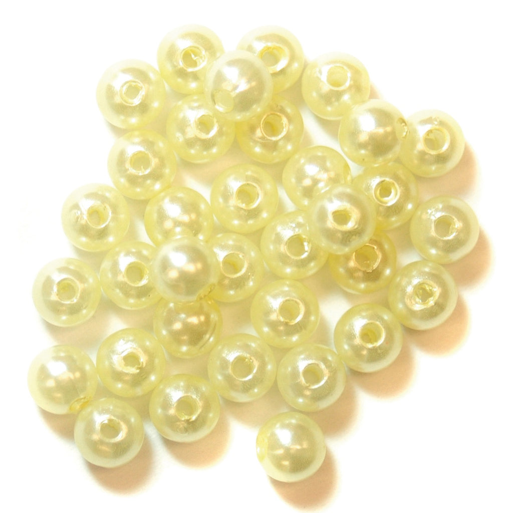 Extra Value: Beads: Pearl: 6mm: Cream: 120