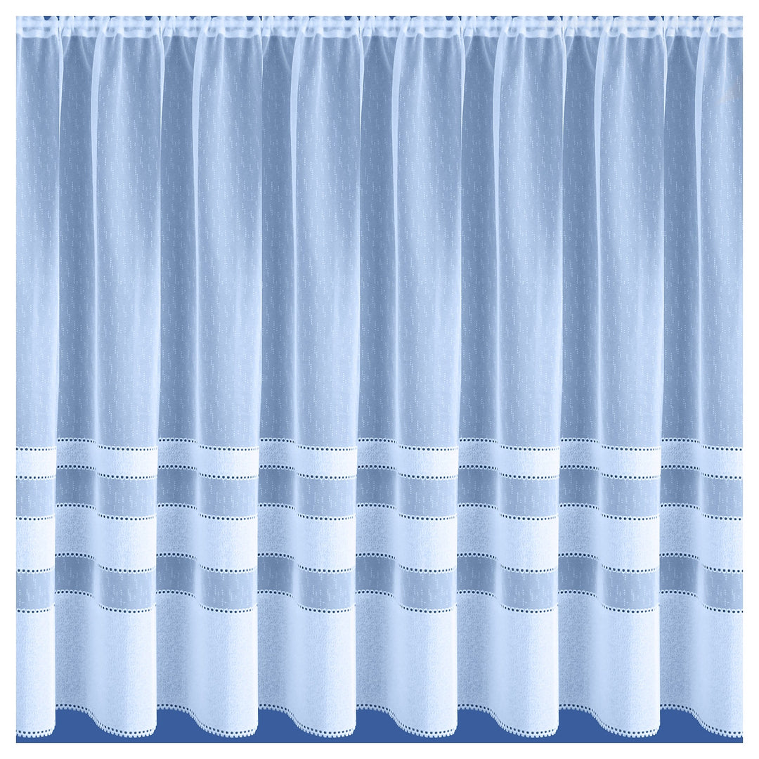 Vienna Net Curtain White - Sold By The Metre
