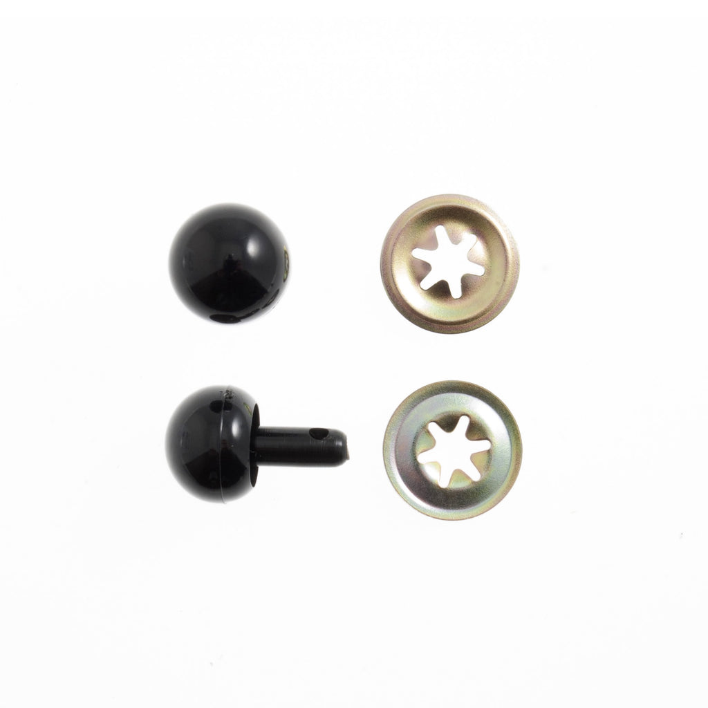Toy Noses: Ball: 15mm: Black: Pack of 5