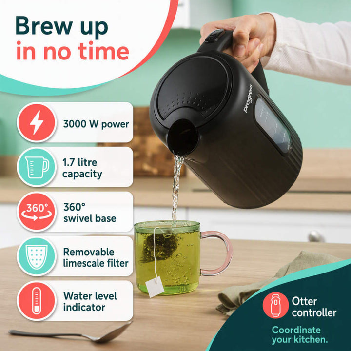Progress Mellow Electric Kettle - Blue