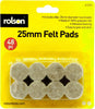 Rolson 61310 48 pc 25 mm Felt Pads