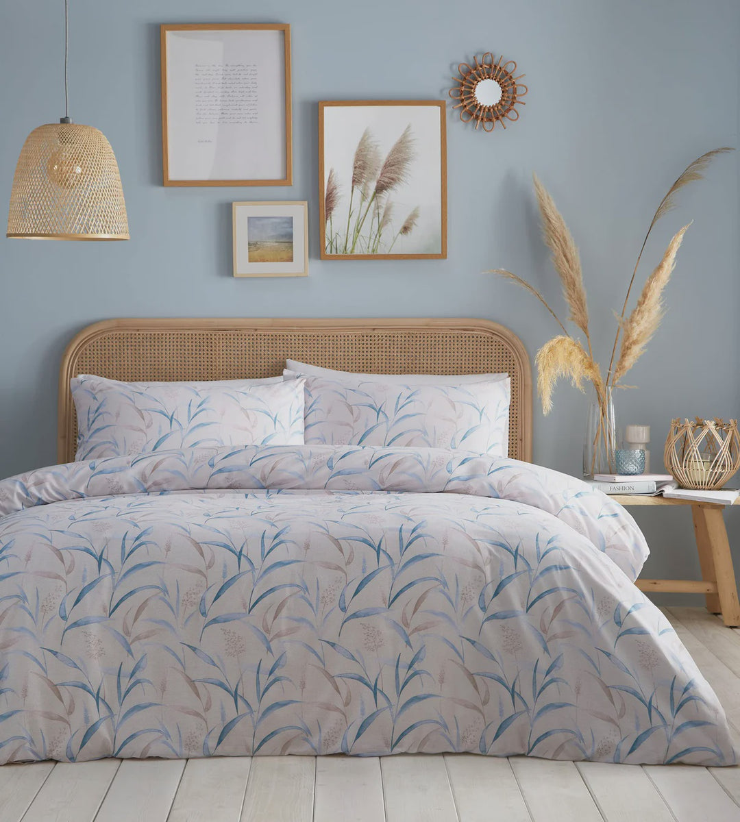 Sea Grass Duvet Cover Set Double Multi