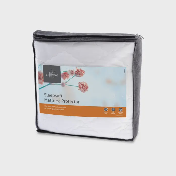 The Fine Bedding Company Sleep Soft Pillow Protectors Twin Pack