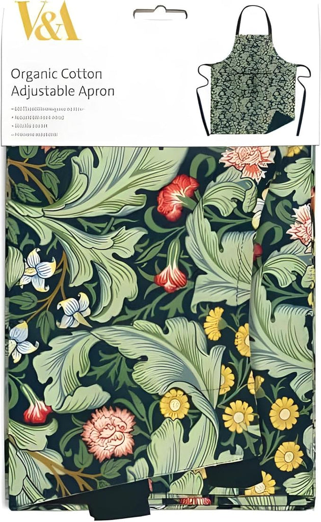 Museums & Galleries Adjustable Apron Organic Cotton Leicester Wallpaper