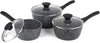 Salter Megastone Thermo Collar 3 Piece Saucepan Set With Lids,