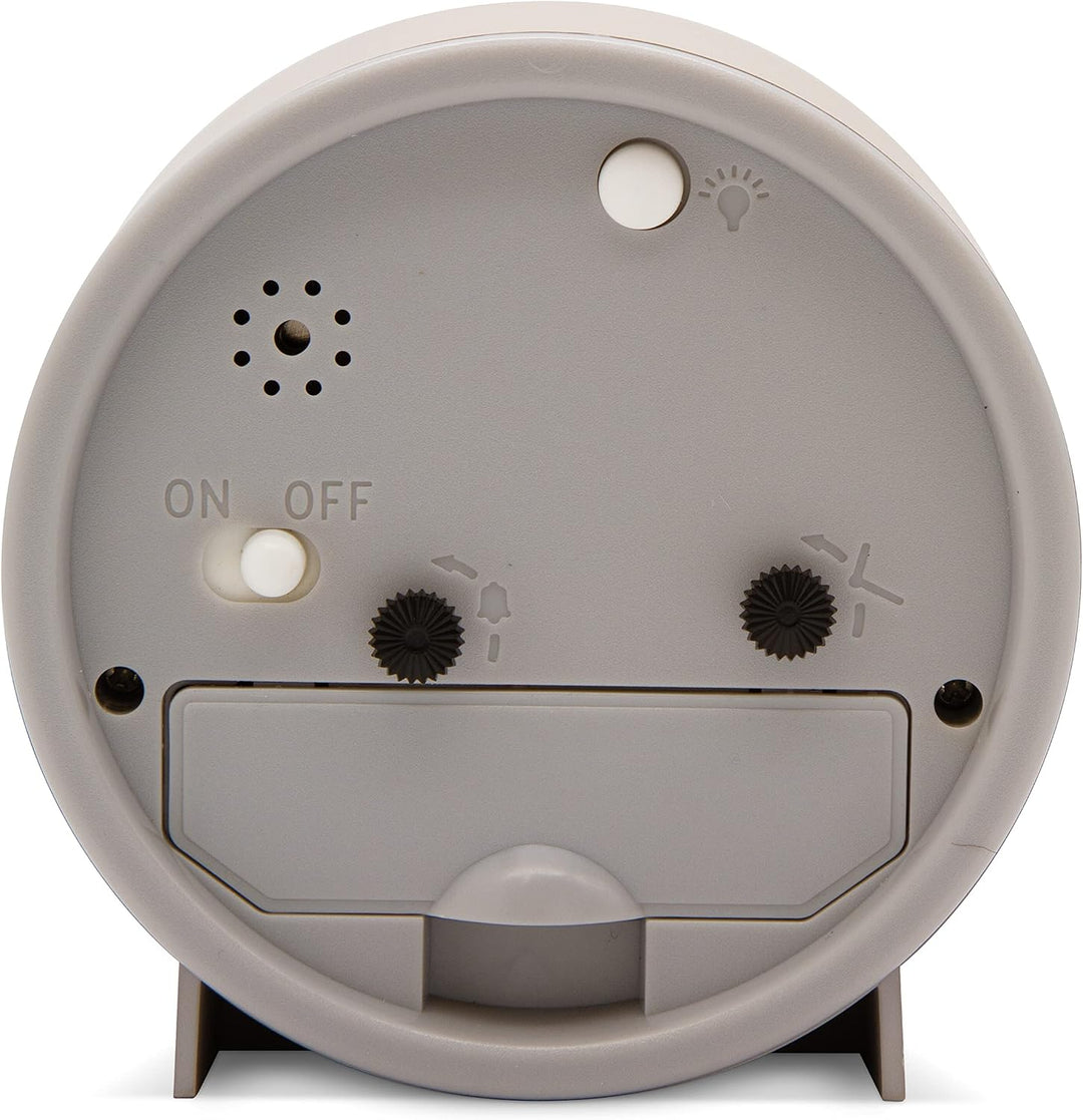 Acctim Gaby Small Alarm Clock Mocha