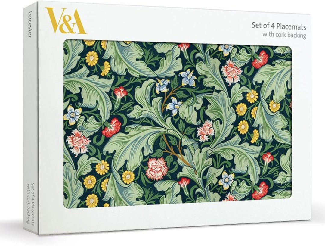 Museums & Galleries Cork Backed Placemats Leicester Wallpaper Set of 4