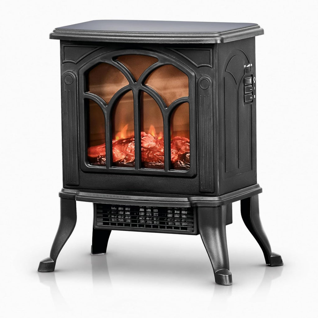 Status 1500W Flame-Effect Stove Heater