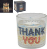 Lesser & Pavey Desire Aromatherapy Scented Long Burning LED Gel Candle Thank You