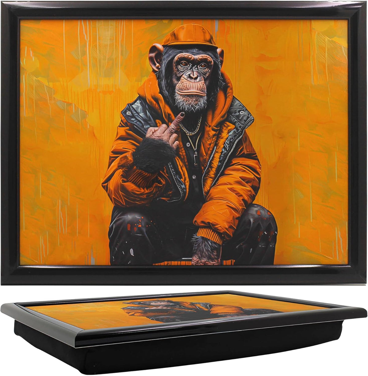 Lesser and Pavey Chimp Life lap tray