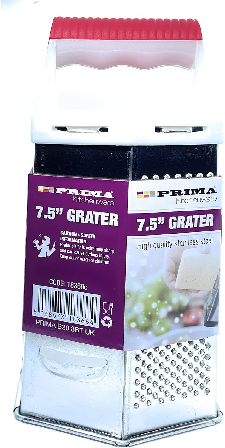 Prima 6-Sided Grater with Plastic Handle