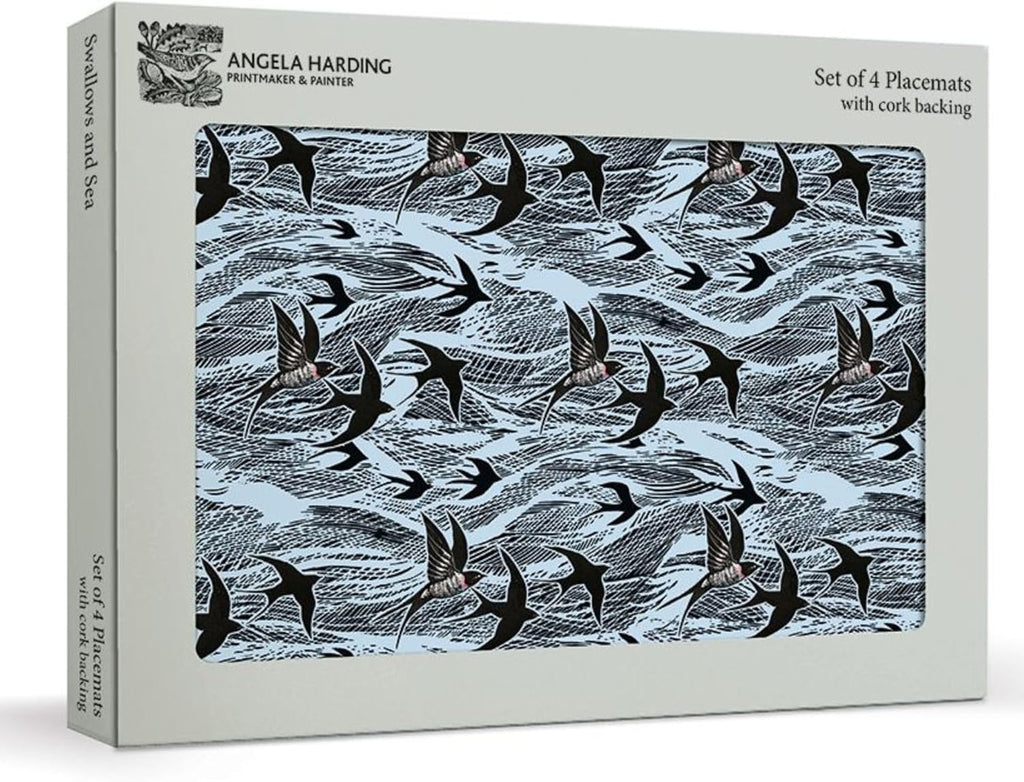 Museums & Galleries Cork Backed Placemats Swallows and Sea Set of 4