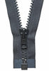 Vislon Heavyweight Open End Zip: 76cm: Black