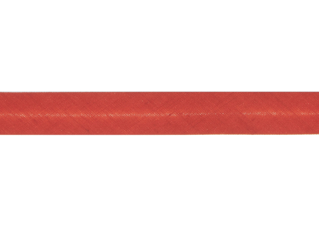 Trim: Bias Binding: Polycotton: 16mm: Pumpkin Sold By The Metre