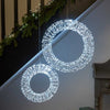 Three Kings 40cm Light Up Christmas Galaxy Wreath in Cool White