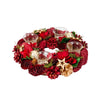 Three Kings Festive Fir Ring Quartet Candle Holder