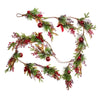 Three Kings Ruby Velvet Garland, 270cm