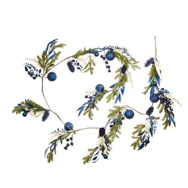 Sapphire Snow garland, additional view