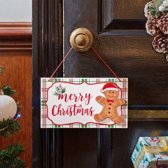 Gingerbread Christmas Sign